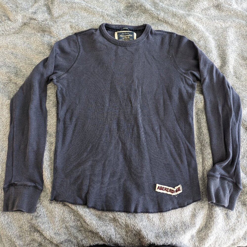 Men's Vintage Abercrombie and Fitch Muscle Waffle Shirt